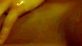 touchign and feeling her sensitive pussy arousement