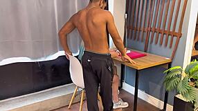 After Studying, Does The Tight Pussy Novinha Get Ripped Clothes And Uncensored Sex?