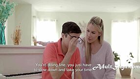 Student Fucks Teacher's Boobs At Piano