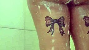 can you resist this quick shower tease with big tits and ass?