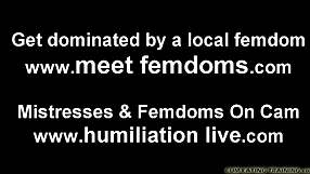 Femdom Commands You To Jerk Off And Eat Your Cum In POV BDSM Session
