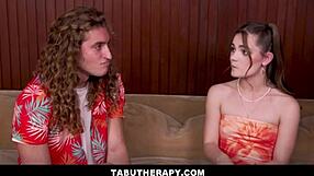 Big Tits Therapist Joins Family Therapy Threesome With Tiny Teen Abby Rose Giovanni