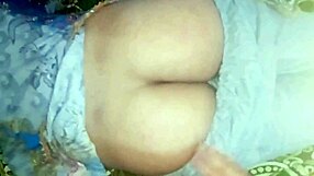 Housewife in lonely house with brother-in-law, morning outdoor garden scene