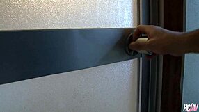 Watch Japanese babe Shino Tanaka handle two hard cocks in this uncensored threesome