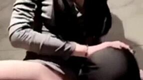 in this steamy scene a dominant mommy takes charge of her crossdressing transsexual partner forcing him to suck cock before pounding his tight ass hard