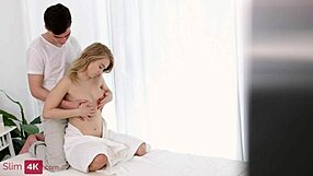 he says, 'this teen blonde massage turns into intense fucking.'