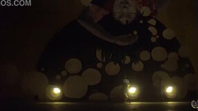 Cameron Skye bends over for a blowbang with big cocks, getting hornier as Rome Major fucks her outdoor.