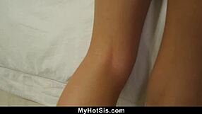 Blonde Stepsister Discovers Stepbrother's Desire for Taboo Fuck.