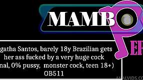 Agatha Santos gets her ASS FUCKED by a HUGE COCK.