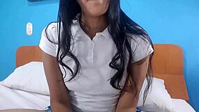 Shy College Stepsister In Mini Skirt Gets Intimate With Stepbrother