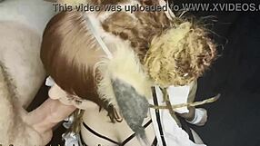 Cat Maid Sloppy Blowjob Action.