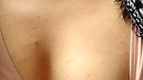 touching myself quietly in my grandma's living room with some natural vibes