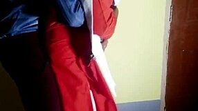 this schoolgirl got fucked by security guard for exam paper, big tits bouncing