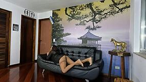 Renata Silva's First Time Making Porn Naked on Web Chat!