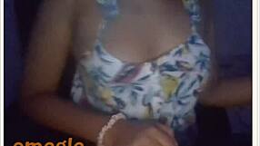 teen with huge tits teasing on webcam, but will she show more?