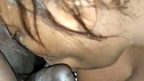 Ebony Amateurs in Sloppy Action