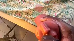 sextoy deep throats after work i cum so fast 😍