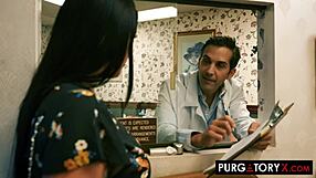 Purgatoryx Dentist Vol 1 Part 3: Angela White In Titty Fuck And Blowjob.