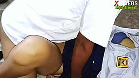 Indonesian student moans, Fuck me in the kosan