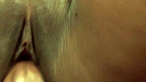 Chubby ebony housewife moans on monster cock 😍