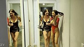 Monika Fox And Elen Million In Gangbang With Anal DP And Cumshot