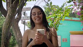 latina's gaping asshole gets fingered and creampied.