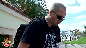 My small tits and big pussy get fucked hard by two guys