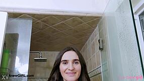 Stunning Czech Model Enjoys Shower After Photoshoot