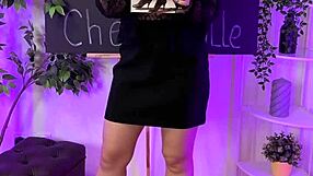 nylon club featuring vogue stockings on the teacher with glasses