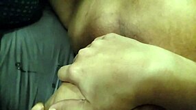 first time of my wife with this black boy after condom broke he cum on her pussy while i suck