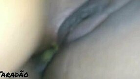 Ebony prostitute enjoys gentle anal and blowjob touches in blowbang