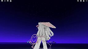 hot roblox girls dancing and showing their ass and pussy in a fun way