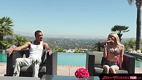 Hot Petite Blonde Babe Rides Cock Sideways