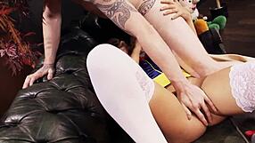 Cosplay hardcore fucking milf pussy to orgasm