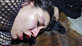 Latina Slut's Big Clit Pussy Fucked Hard In Close Up