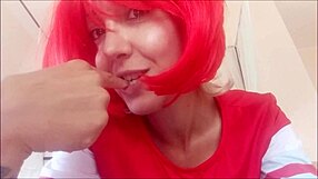 Redhead Teacher's Dirty Wet Underwear Anal