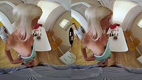 i love this virtual taboo celebration with blonde and brunette handjob fun