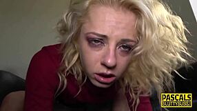 dominated sub in scottish bdsm scene with rough pantyhose action