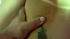 Blonde crossdressing brazilian transsexual gets fucked at home