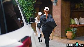 redhead lesbian milf coach siri dahl strapon fucks teen pussy