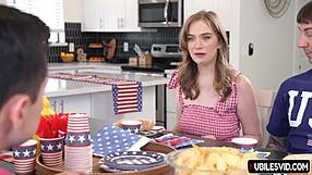 In family swap, brooke barclay and elsa violet have intense sex