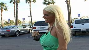 Upskirt Tease Of Her Panties To The Ice Cream Man Rear