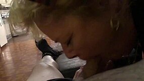 Giving That Good Head To This Milf In A Bold Blowjob Session