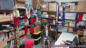 Amateur Teen Thief Caught Sucking Cock Until Cum In Mouth Facial