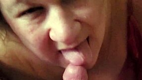 Watch This BBW SUCKING That Dick On Goodies!