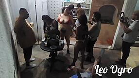 Fat Chubby Babe Sucks In Wild Brazilian Lesbian Orgy Cum Fest