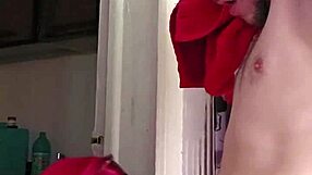 Blowjob tease with wife in playful session