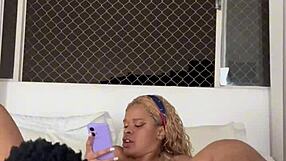 Fucking the hairy brunette passionately