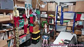 Amateur Teen Thief Caught Sucking Cock Until Cum In Mouth Facial