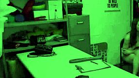 petite 18+ brunette shoplifter reese robbins caught and fucked by guard